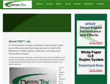 Tablet Screenshot of dieseltek.com